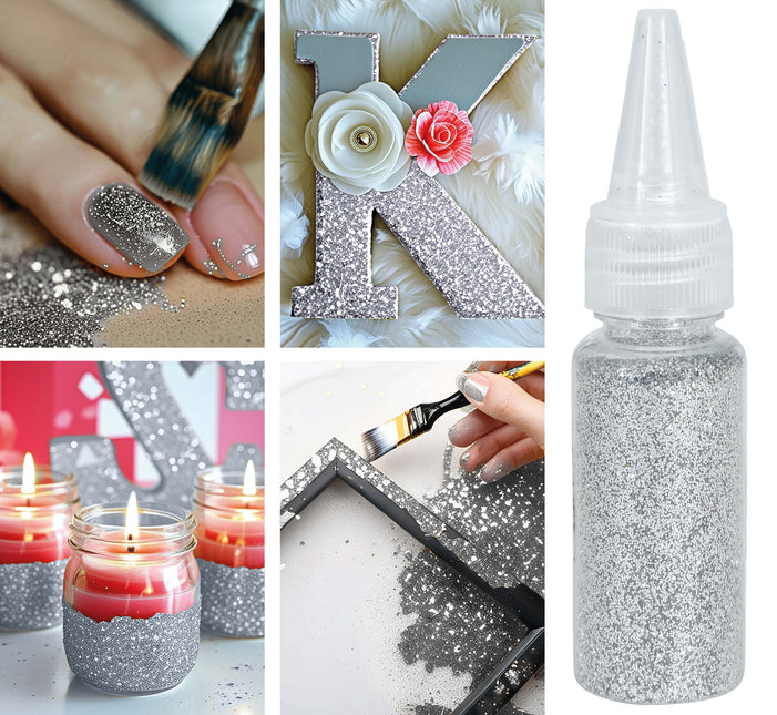 1 bote de purpurina biodegradable o 10 gr de plata