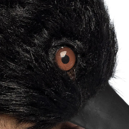 Kraai Masker Zwart
