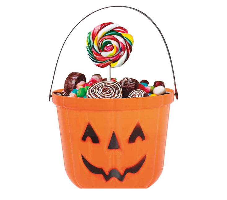 Halloween Calabaza Bombonera 20cm