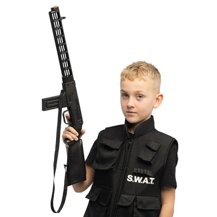 Zilveren Nep Pistool Tactisch