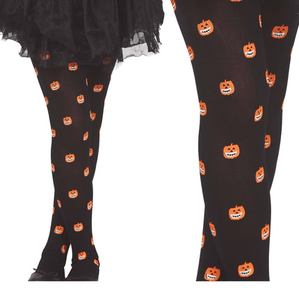 Malla de Halloween Calabaza Niña