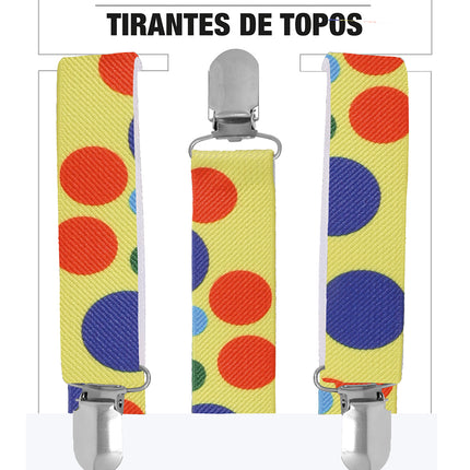 Tirantes Payaso Puntos 92cm