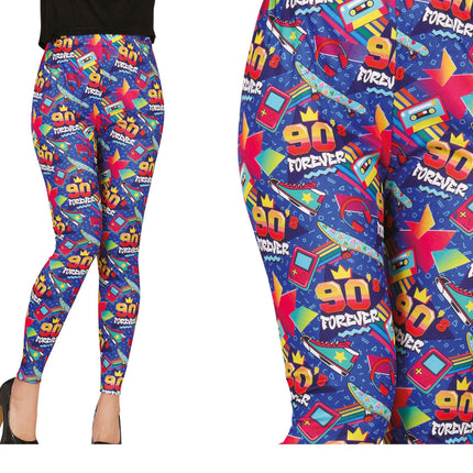 Legging 90s Azul Señoras