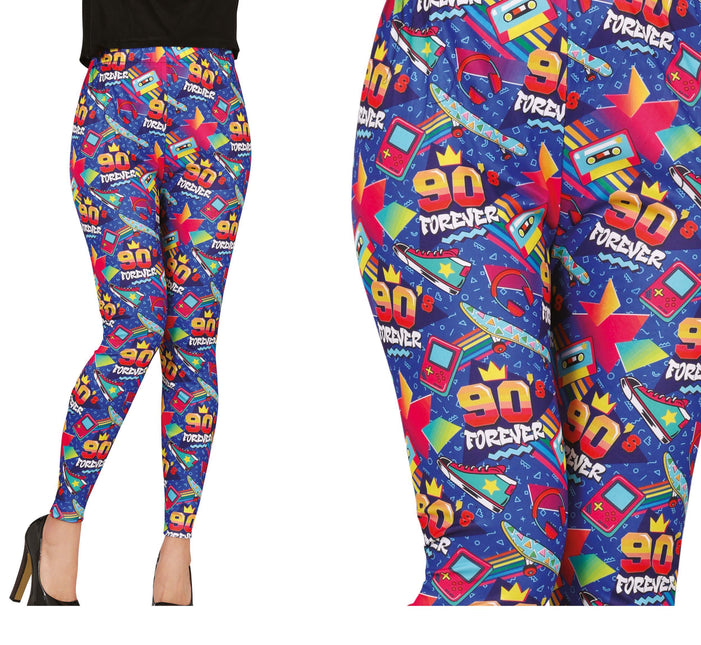 Legging 90s Azul Señoras