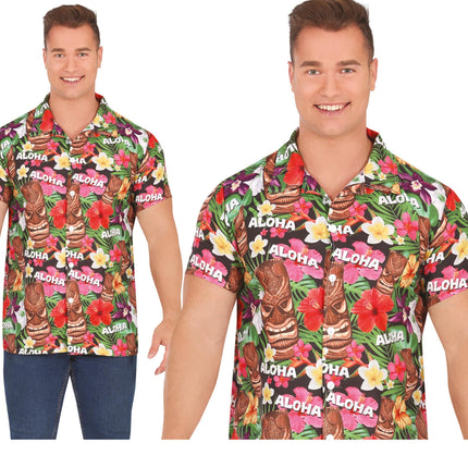 Blusa Hawai Aloha para hombre