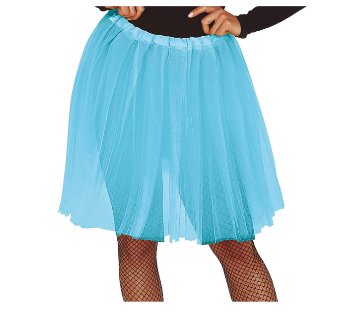 Tutú Azul Claro Mujer 60cm