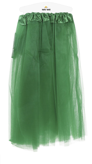 Tutú Verde Oscuro Mujer 60cm