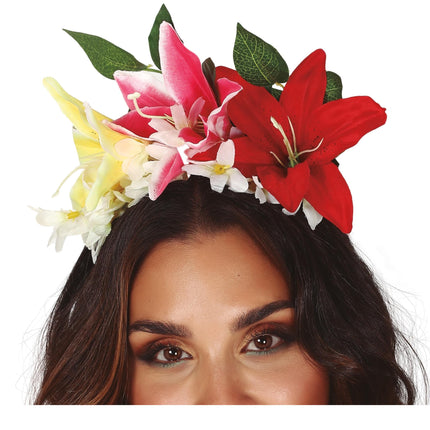 Diadema de orquídeas