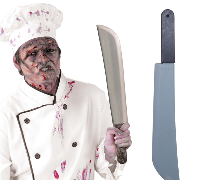 Machete Halloween Gris 53cm