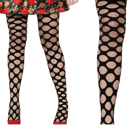 Medias de rejilla de Halloween