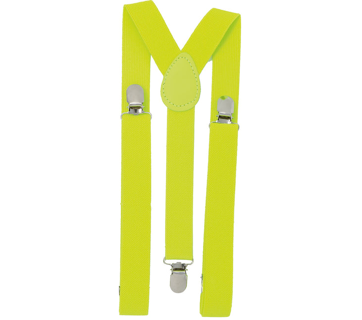 Tirantes Amarillo Neón