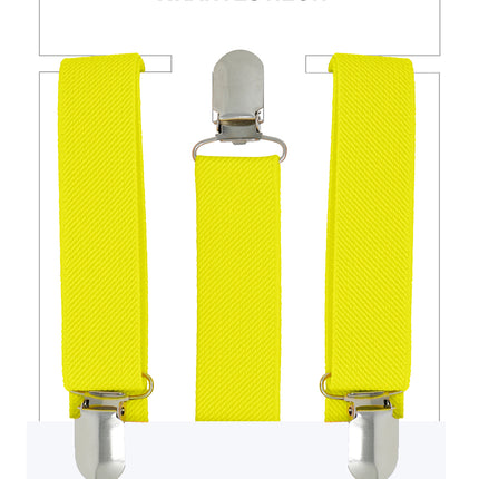 Tirantes Amarillo Neón