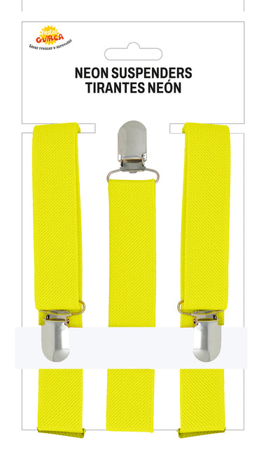 Tirantes Amarillo Neón