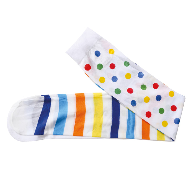 Medias Lunares Y Rayas 70cm