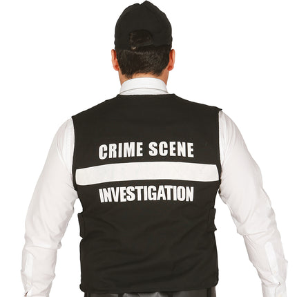 Chaleco y gorra del FBI