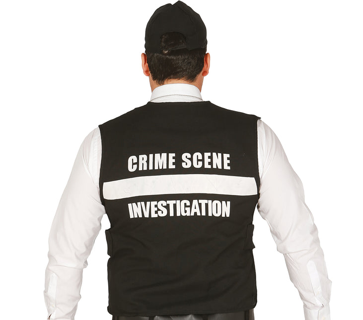 Chaleco y gorra del FBI