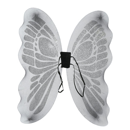 Alas de mariposa Plata 46cm