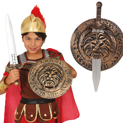 Escudo Infantil 29Cm Y Espada 48cm