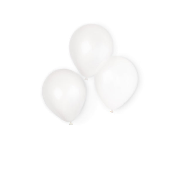 Globos Blancos 20.3cm 10pcs