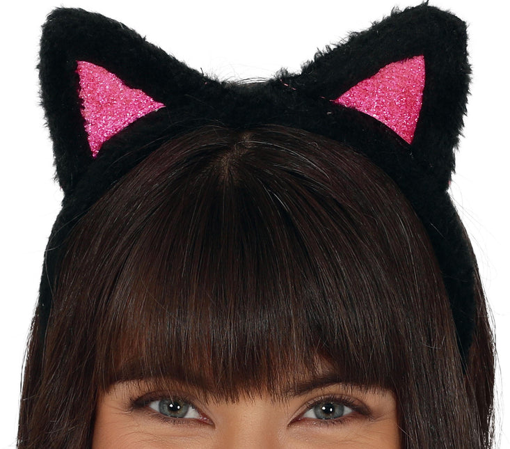Gatos con cinta para el pelo