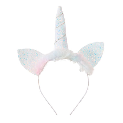 Tiara Unicornio Blanco