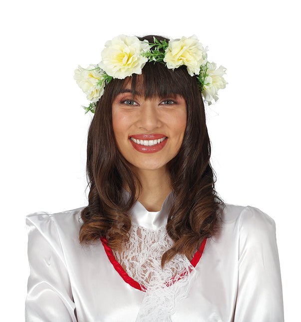 Tiara Flor Velo