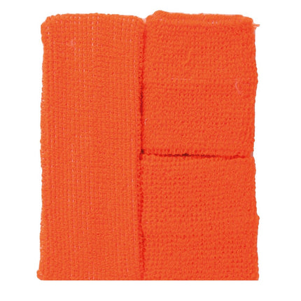 Set de bandas antisudor naranja 3 piezas