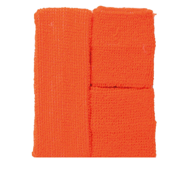 Set de bandas antisudor naranja 3 piezas