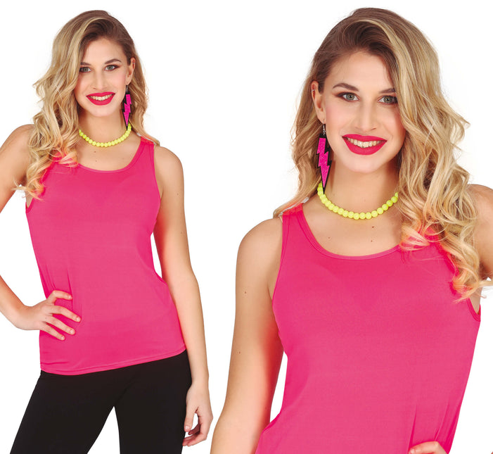 Camisa Rosa Neón L