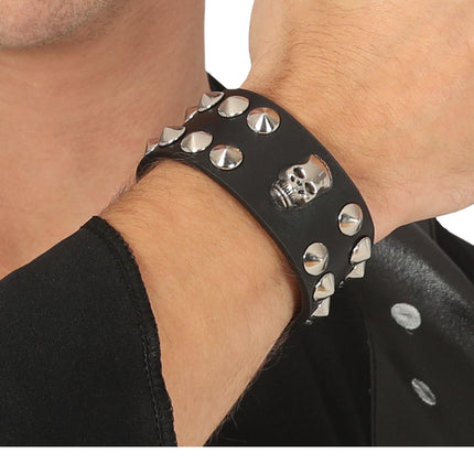 Pulsera Calavera Negra