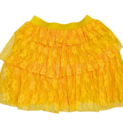 Falda 80s Amarillo Neón