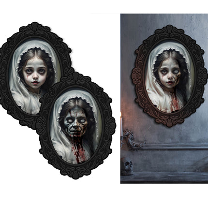 Póster de Halloween de chicas, 40 cm