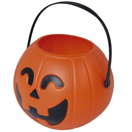Cubo de caramelos de Halloween Calabaza 9cm