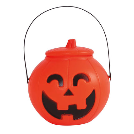 Calabaza de Halloween con Tapa 17cm