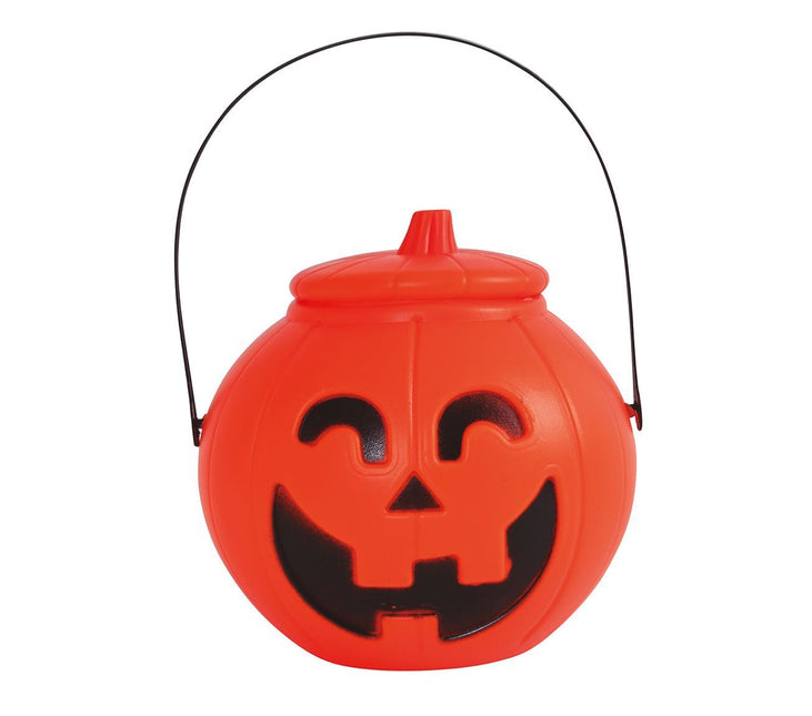 Calabaza de Halloween con Tapa 17cm
