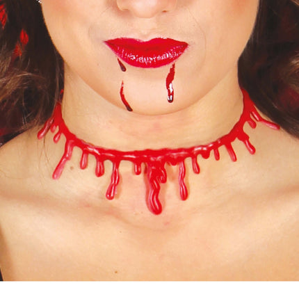 Collar de Halloween Garganta Cortada