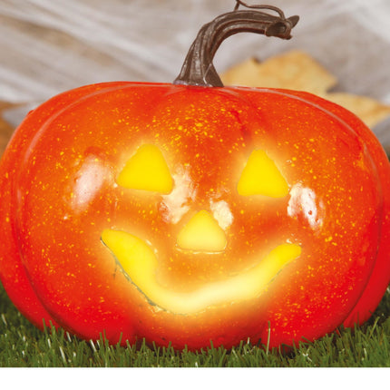 Calabaza de Halloween con Luz 11cm