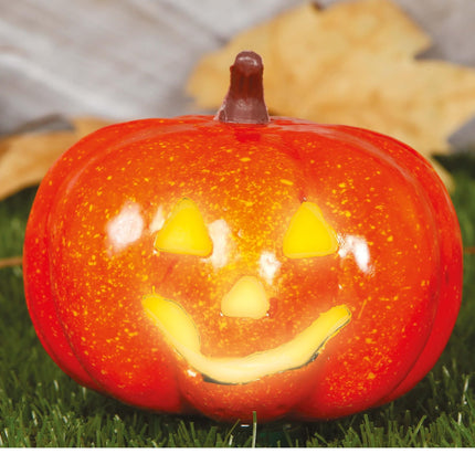Calabaza de Halloween con Luz 16cm