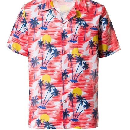 Camisa Hawaiana Roja