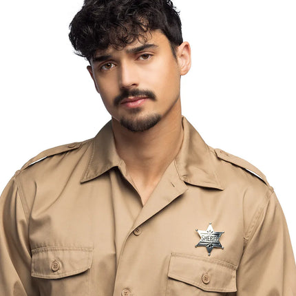 Insignia «Sheriff» de metal