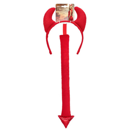 Duivel Accessoireset Rood 2 delig