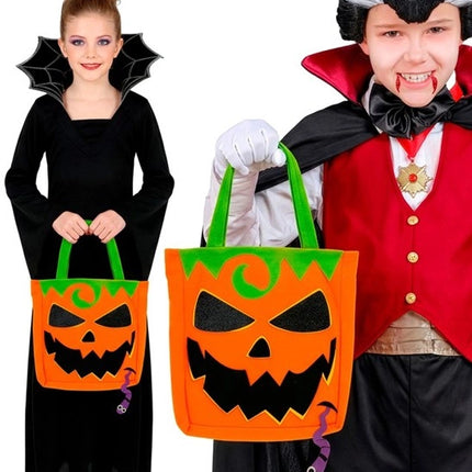 BOLSA DE «TRICK OR TREAT» CON CALABAZA