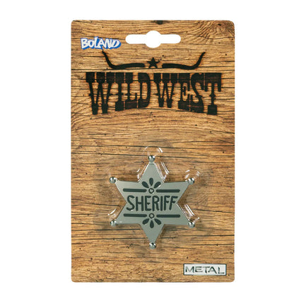 Insignia «Sheriff» de metal