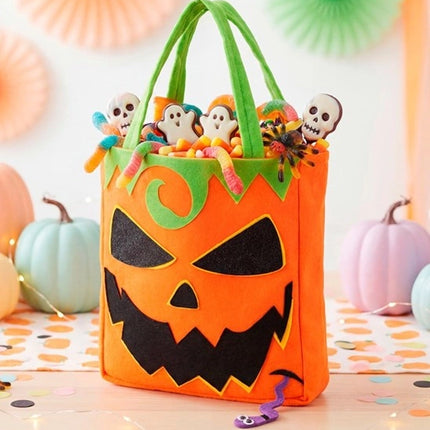 BOLSA DE «TRICK OR TREAT» CON CALABAZA