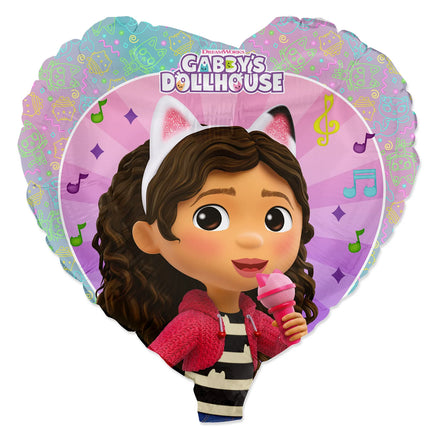 Globo de helio «Gabby's Dollhouse» vacío, 45 cm