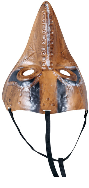 Máscara de Halloween de bronce