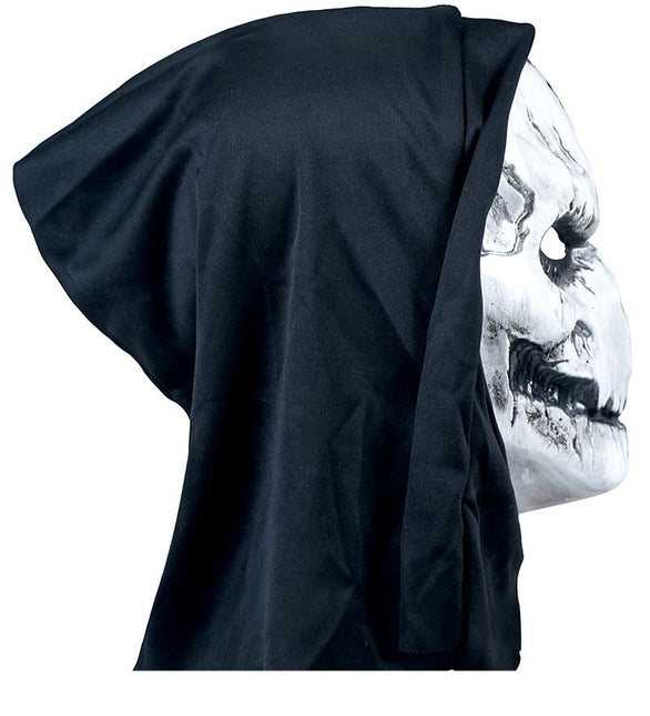 Máscara de Halloween Blanca y Negra Calavera