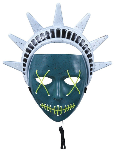 Máscara de Halloween Estatua de la Libertad