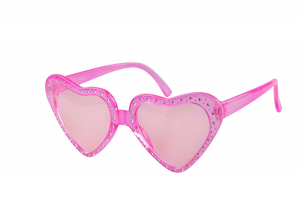 Gafas Corazón Piedras Rosas