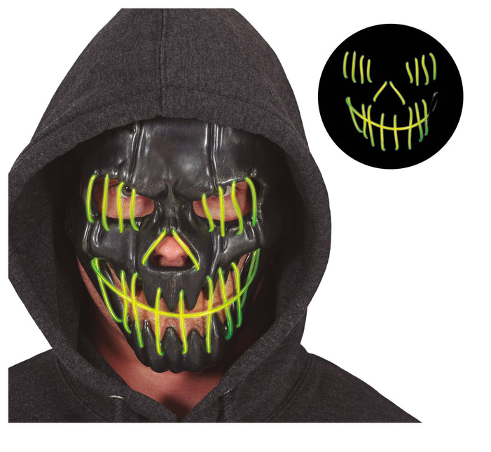 Máscara de Halloween Sonriendo con Luz